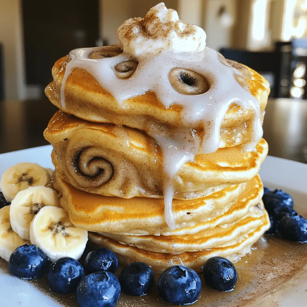 Cinnamon Roll Pancakes Delightful Breakfast Recipe