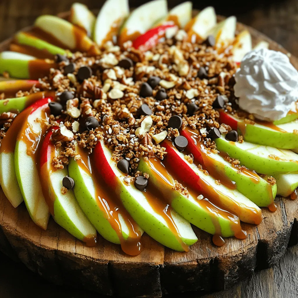 Caramel Apple Nachos Delightful Sweet Treat Recipe