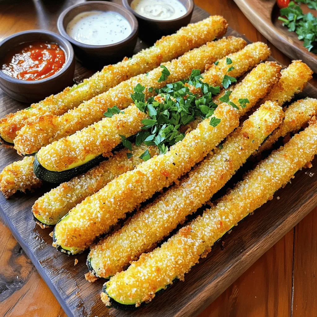Crispy Zucchini Sticks Simple and Tasty Snack