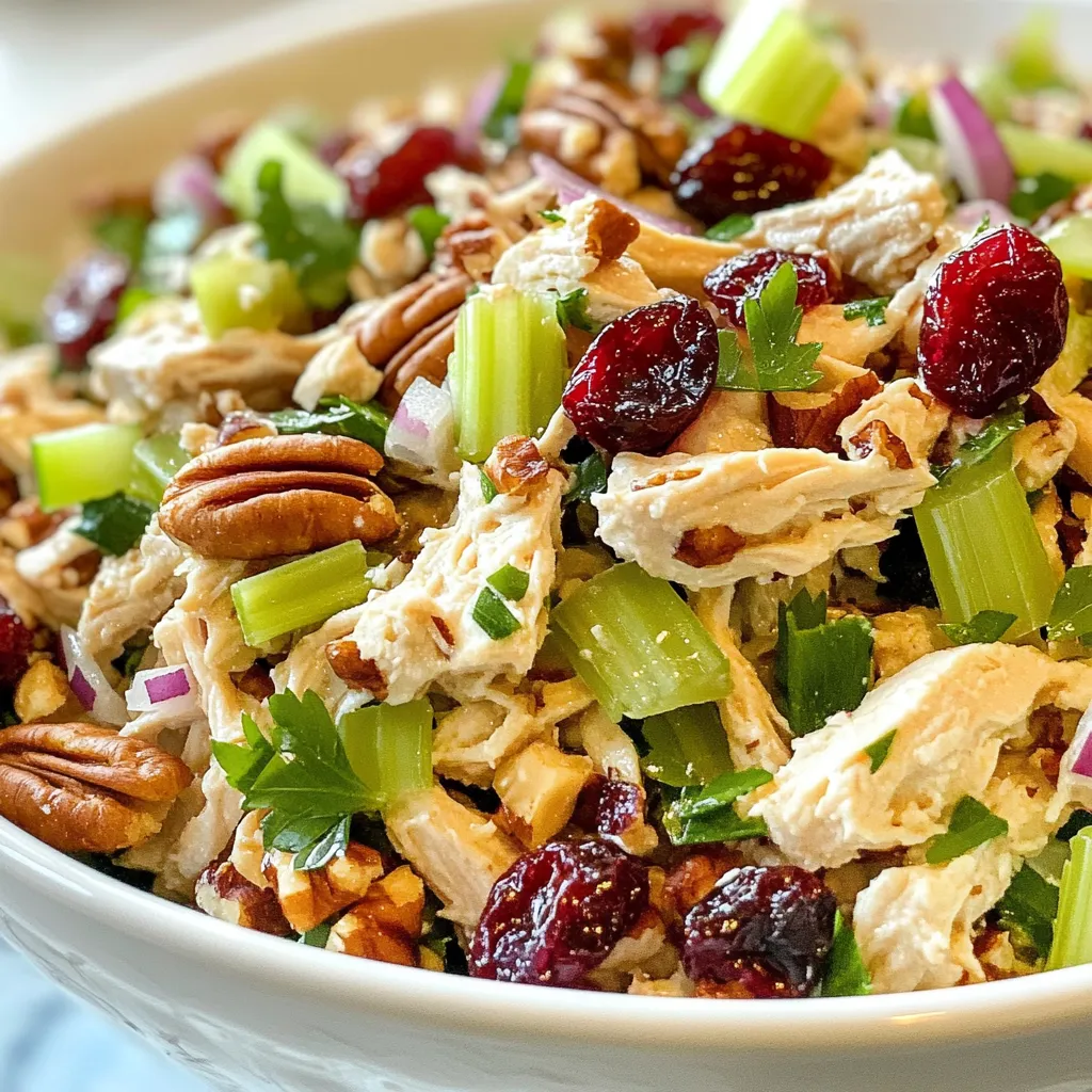 Cranberry Pecan Chicken Salad Fresh and Flavorful Recipe