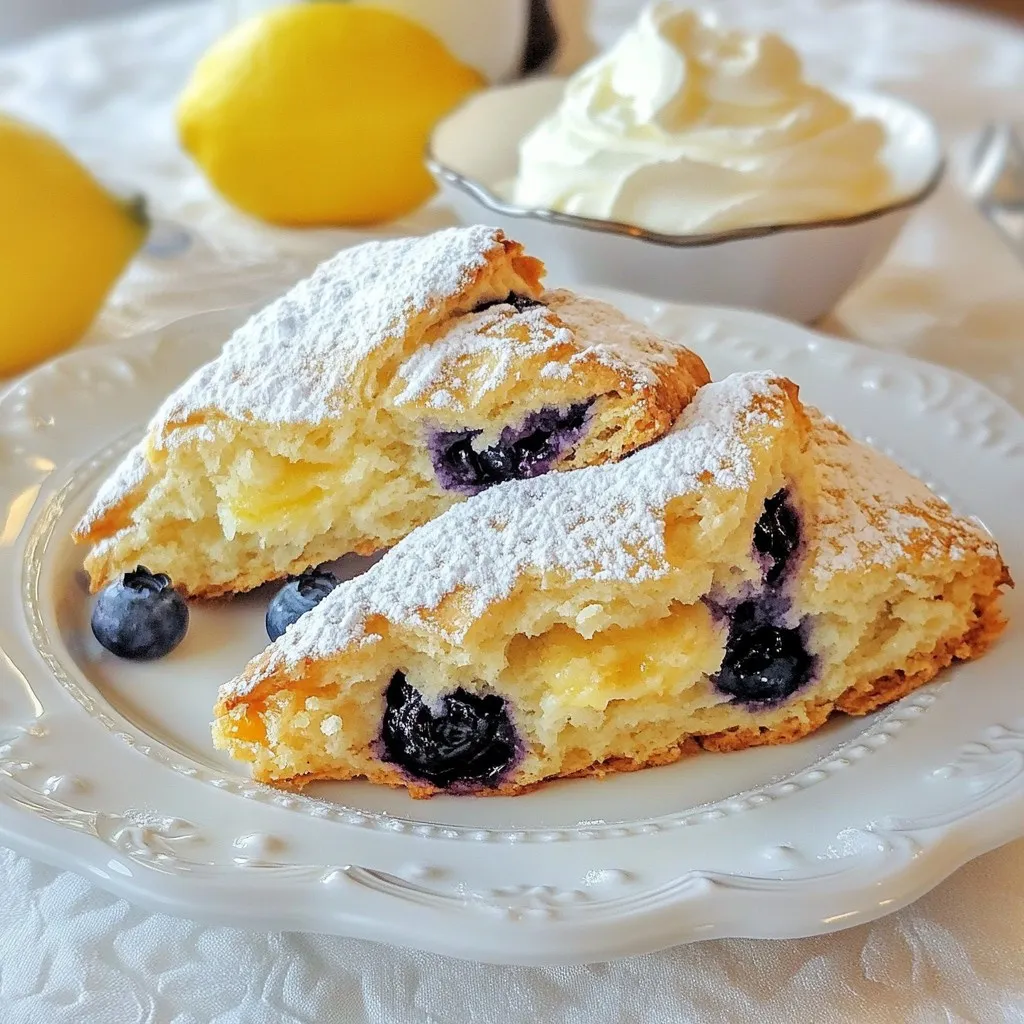 Blueberry Lemon Scones Delightful and Easy Recipe