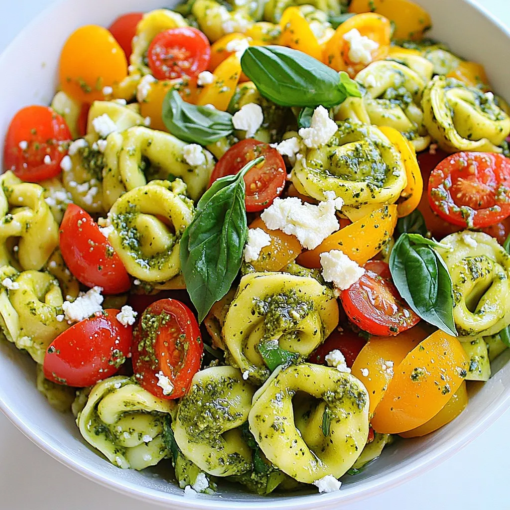 Pesto Tortellini Pasta Salad Fresh and Flavorful Dish