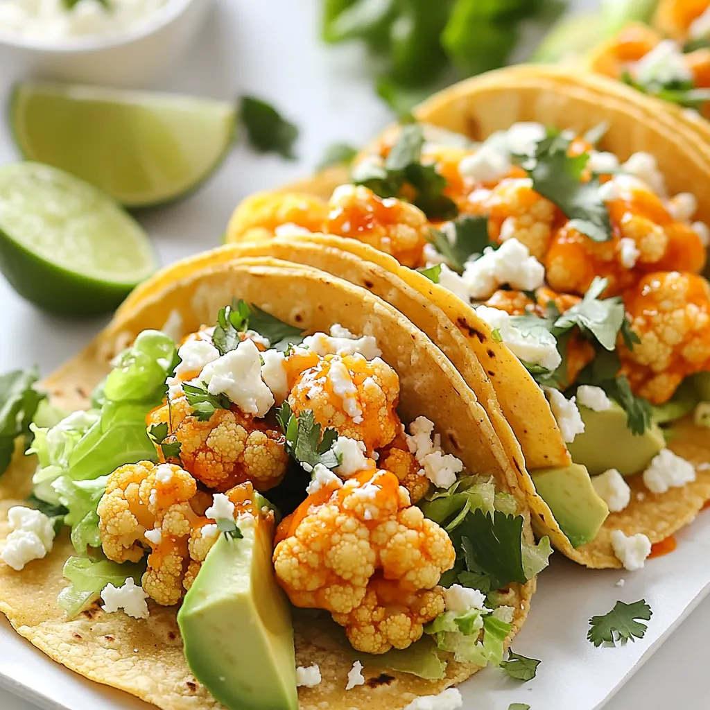 Savory Buffalo Cauliflower Tacos Easy Flavorful Meal