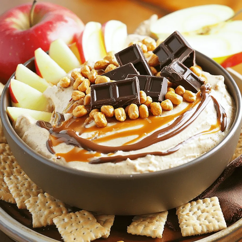 Snickers Inspired Dessert Dip Irresistible Sweet Treat