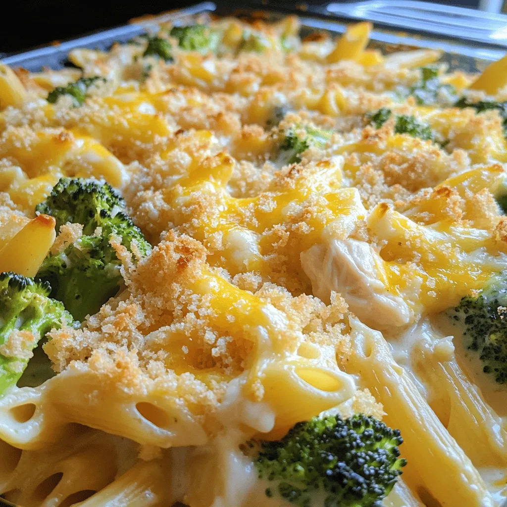 Chicken Broccoli Alfredo Bake Easy and Cheesy Meal