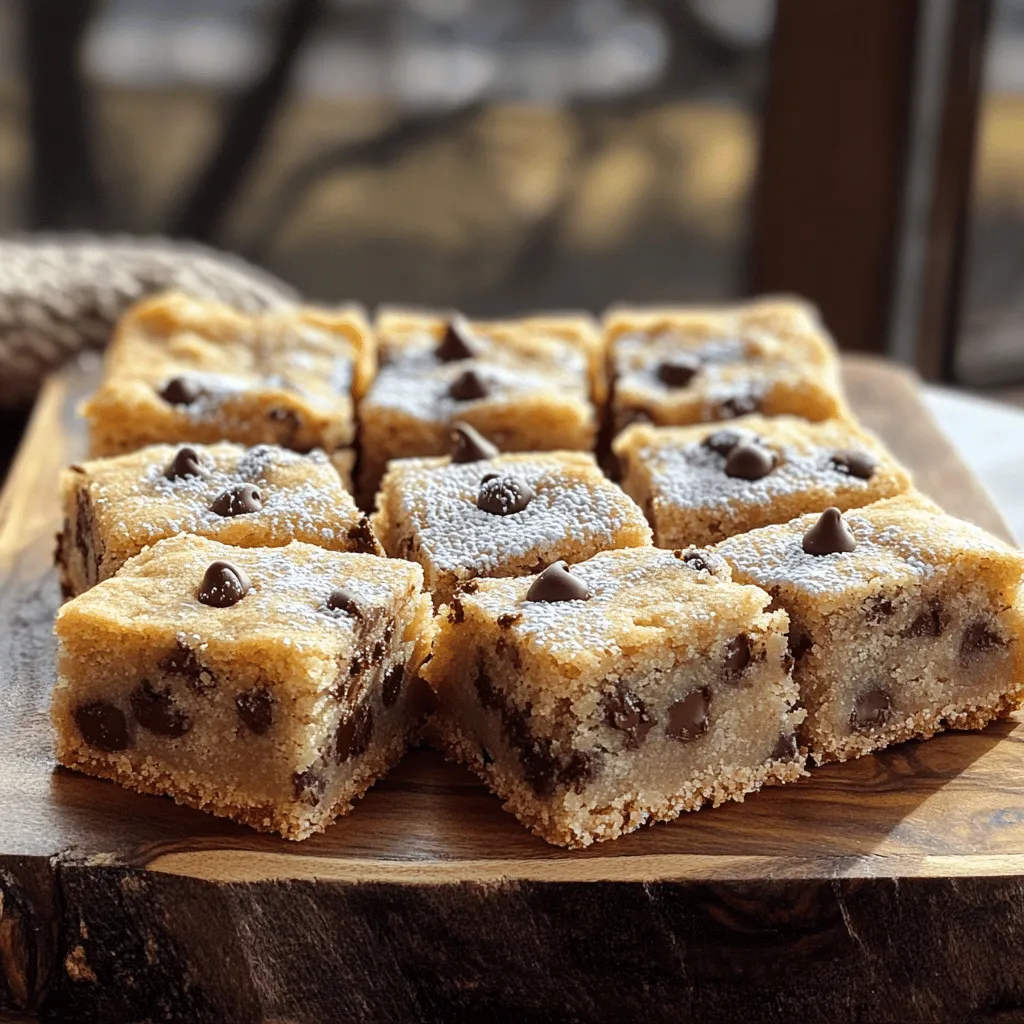 Chocolate Chip Cookie Bars Simple and Delicious Treat