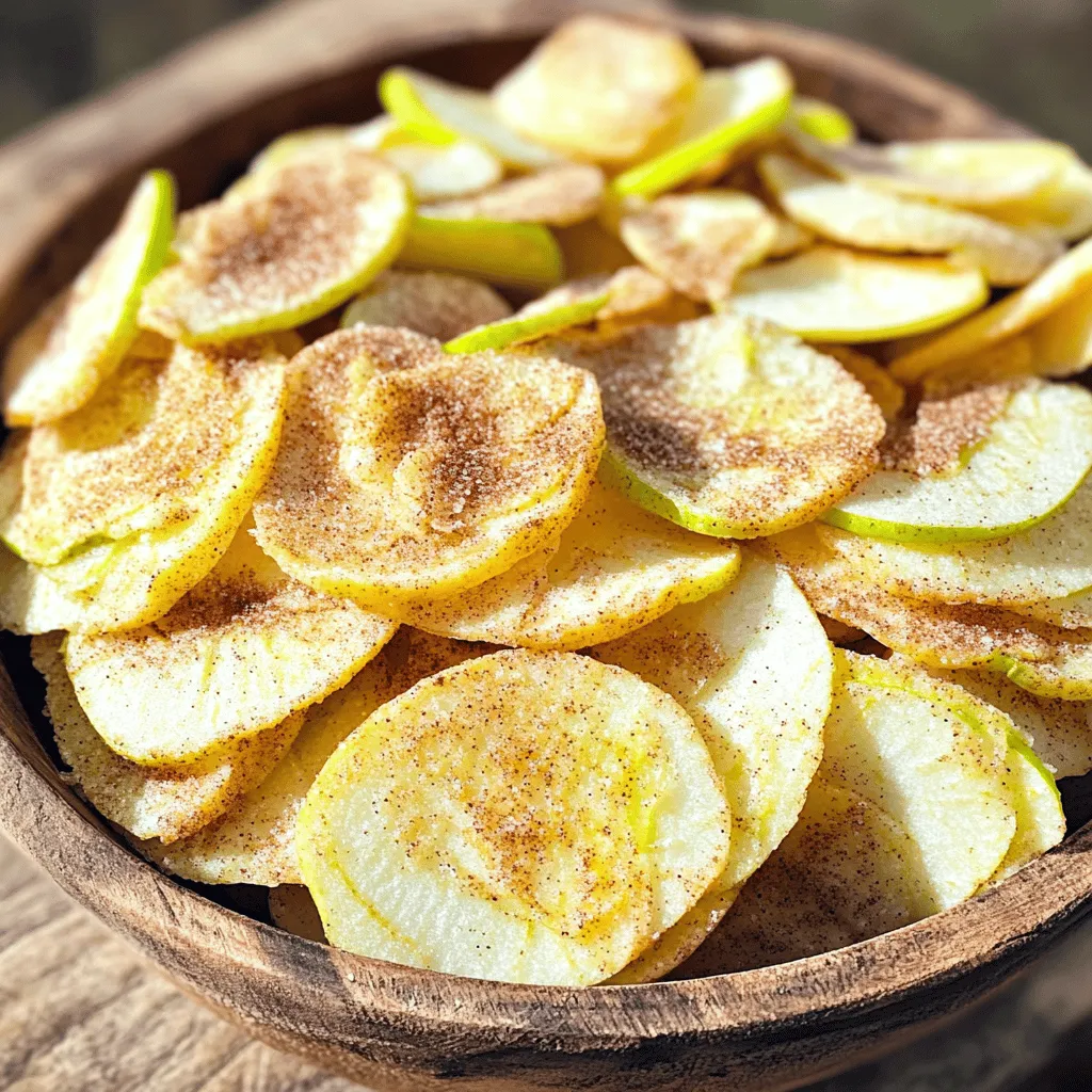 Delicious Air Fryer Cinnamon Apple Chips Recipe