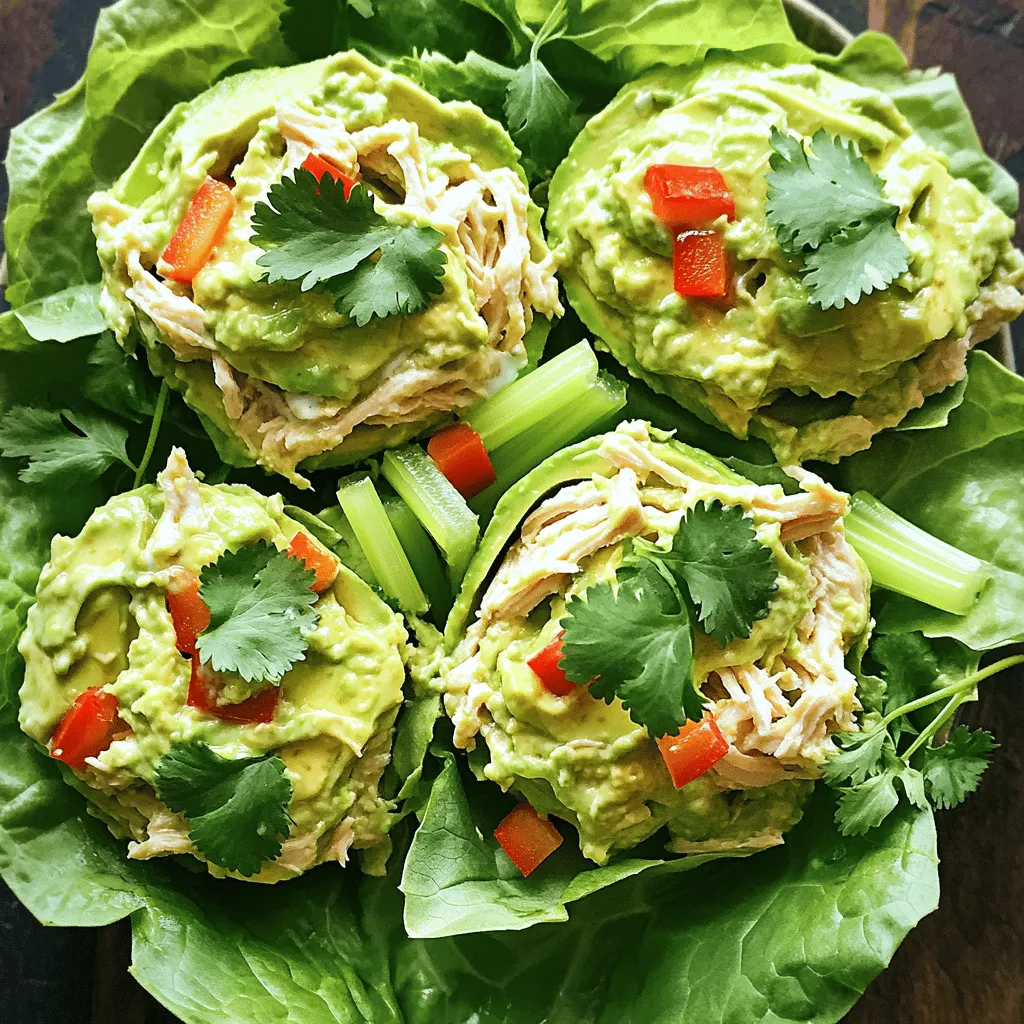 Creamy Avocado Chicken Salad Delightful and Nutritious