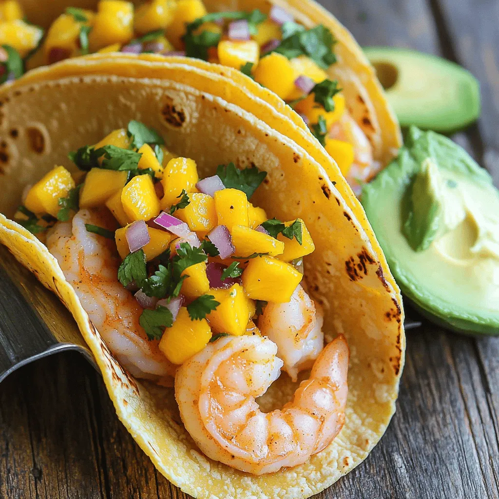 Mango Salsa Shrimp Tacos Fresh and Flavorful Delight