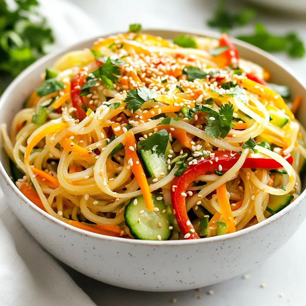 Spicy Sesame Noodle Salad Easy and Flavorful Recipe