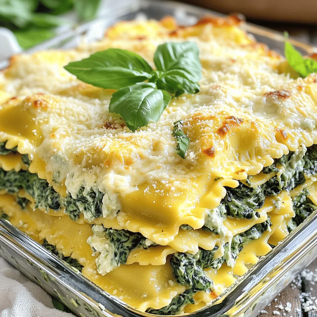 Creamy Spinach Ravioli Bake Savory and Comforting Dish