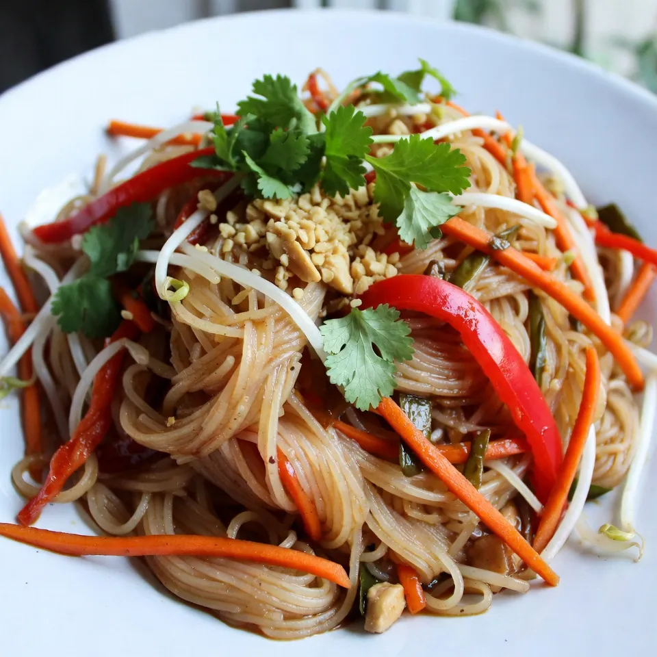 Sweet and Spicy Thai Noodles Tasty and Simple Recipe