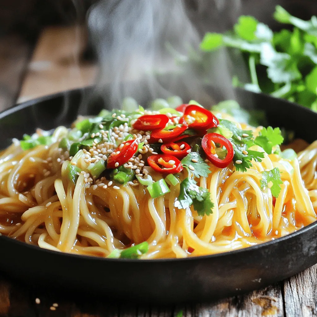 Spicy Garlic Noodles Flavorful and Easy Recipe