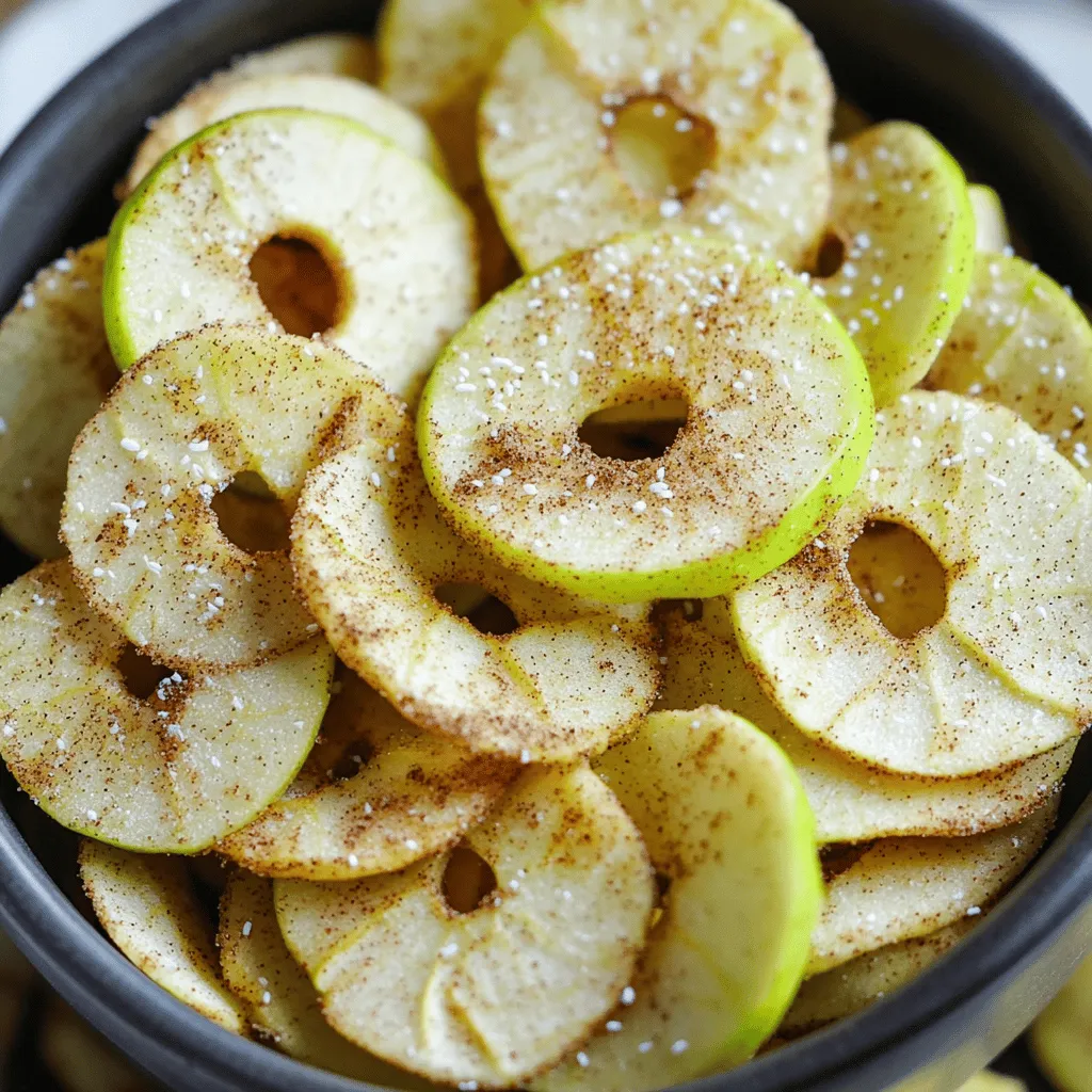 Homemade Cinnamon Apple Chips Crunchy and Sweet Snack