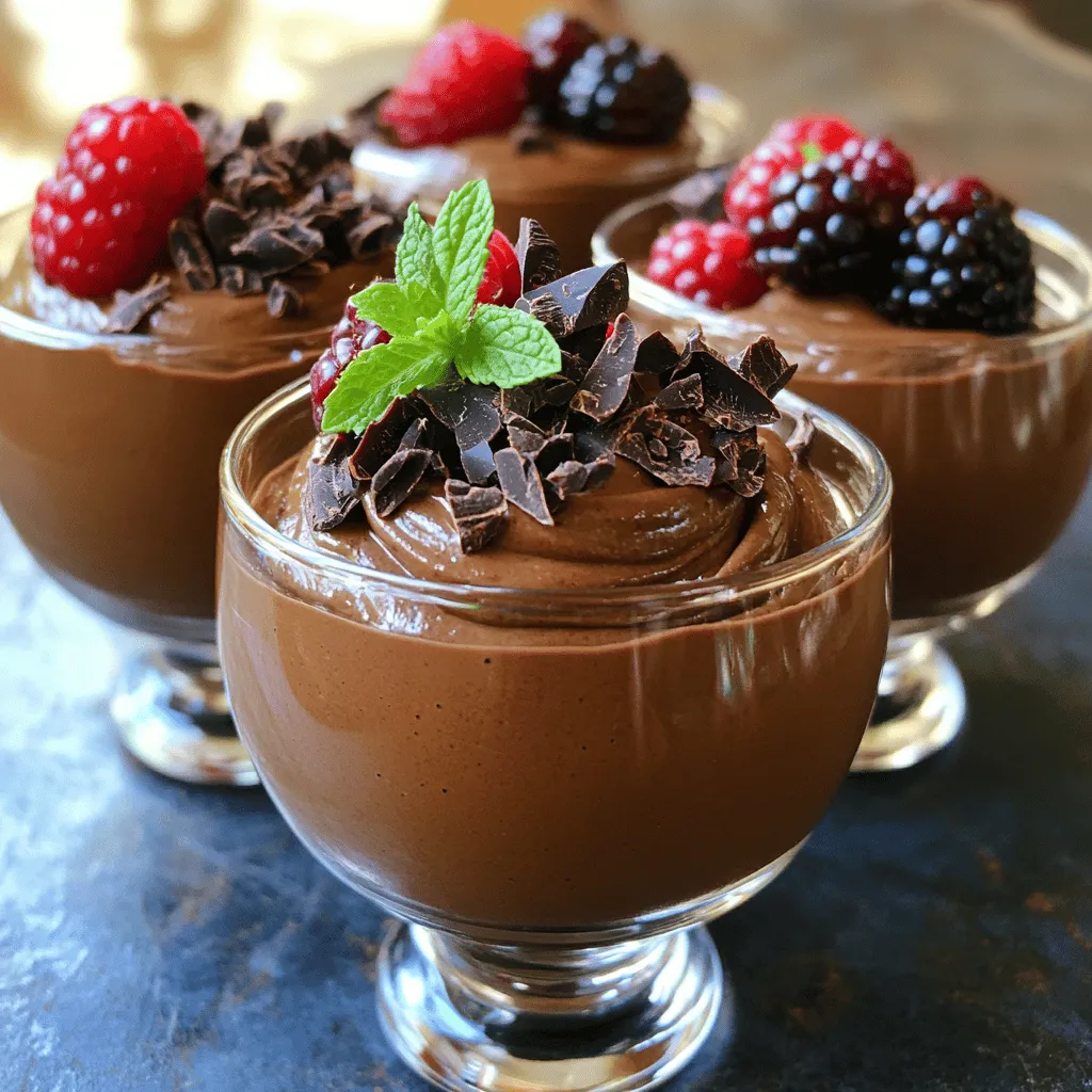 Chocolate Avocado Mousse Rich and Creamy Delight