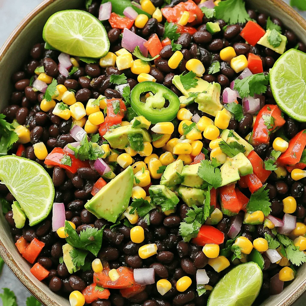 Southwest Black Bean Salad Flavorful and Easy Recipe
