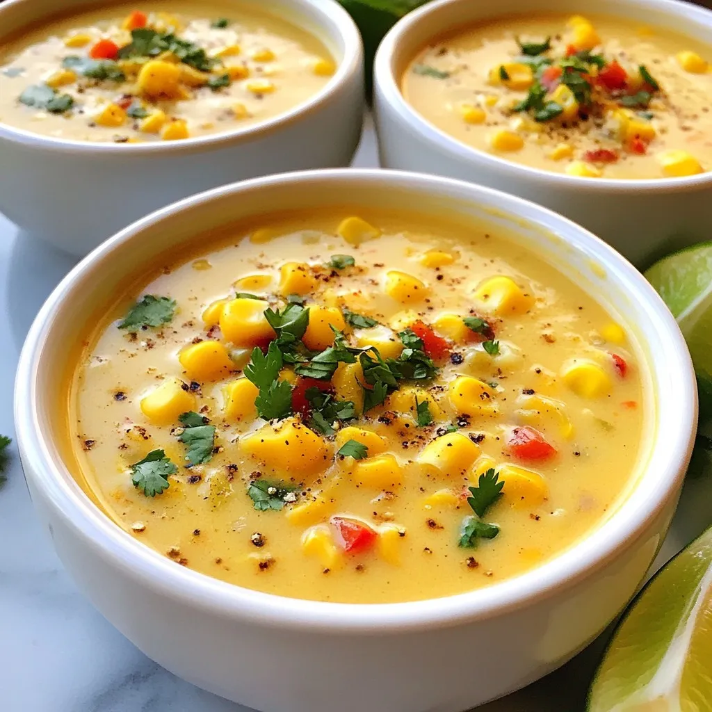 Creamy Southwest Corn Chowder Easy and Flavorful Dish