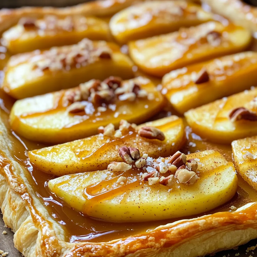 Caramel Apple Puff Pastry Tart Irresistible Delight