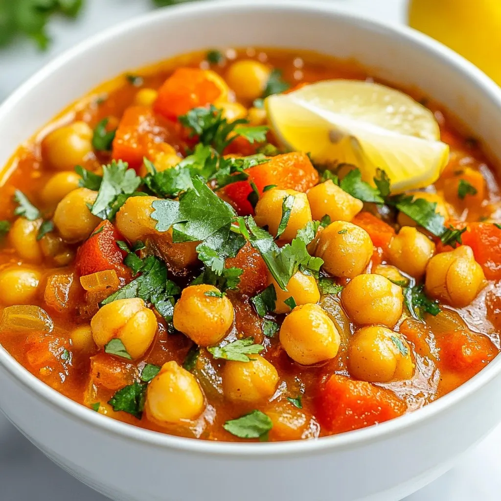 Moroccan Chickpea Stew Flavorful and Hearty Delight