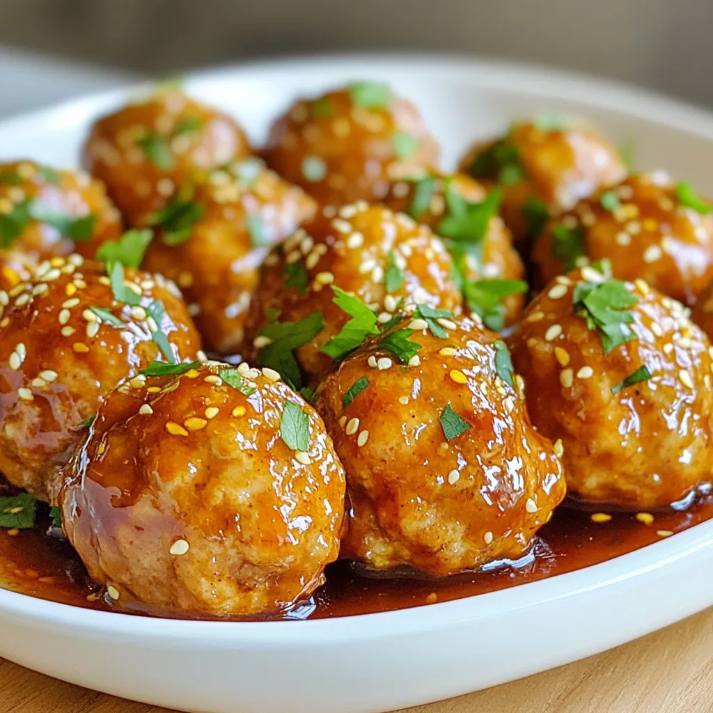 Honey Garlic Turkey Meatballs Savory and Easy Recipe