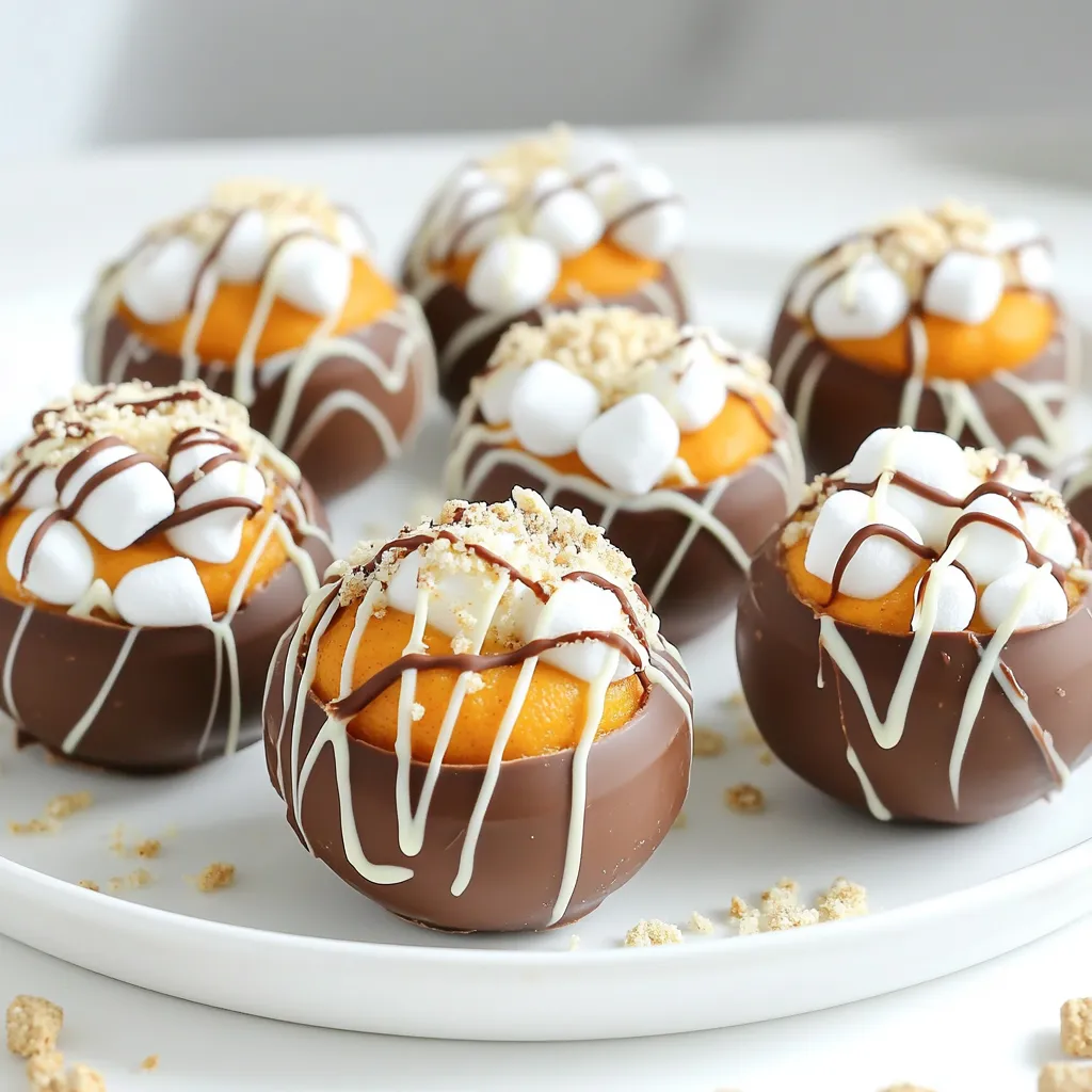 Cozy Pumpkin Spice Hot Cocoa Bombs for Fall Enjoyment