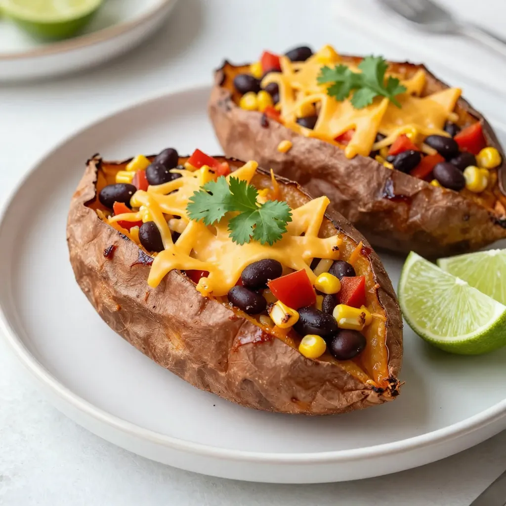 Southwest Stuffed Sweet Potatoes Simple and Delicious