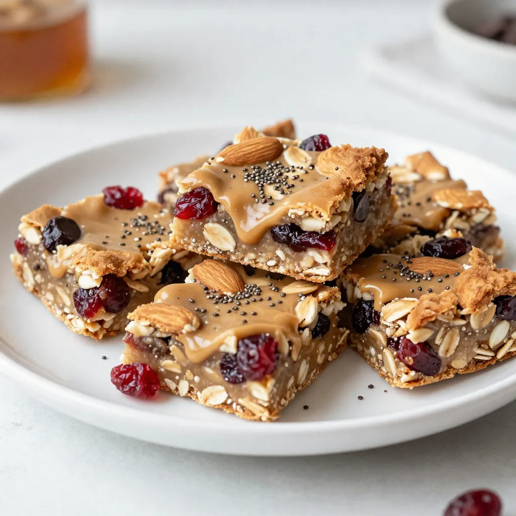 Almond Cranberry Energy Bars Healthy and Tasty Snack