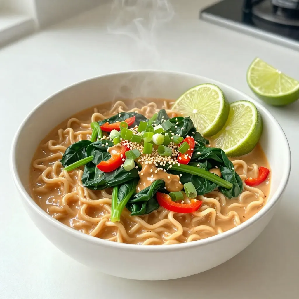 Spicy Peanut Ramen Flavorful and Easy Weeknight Meal