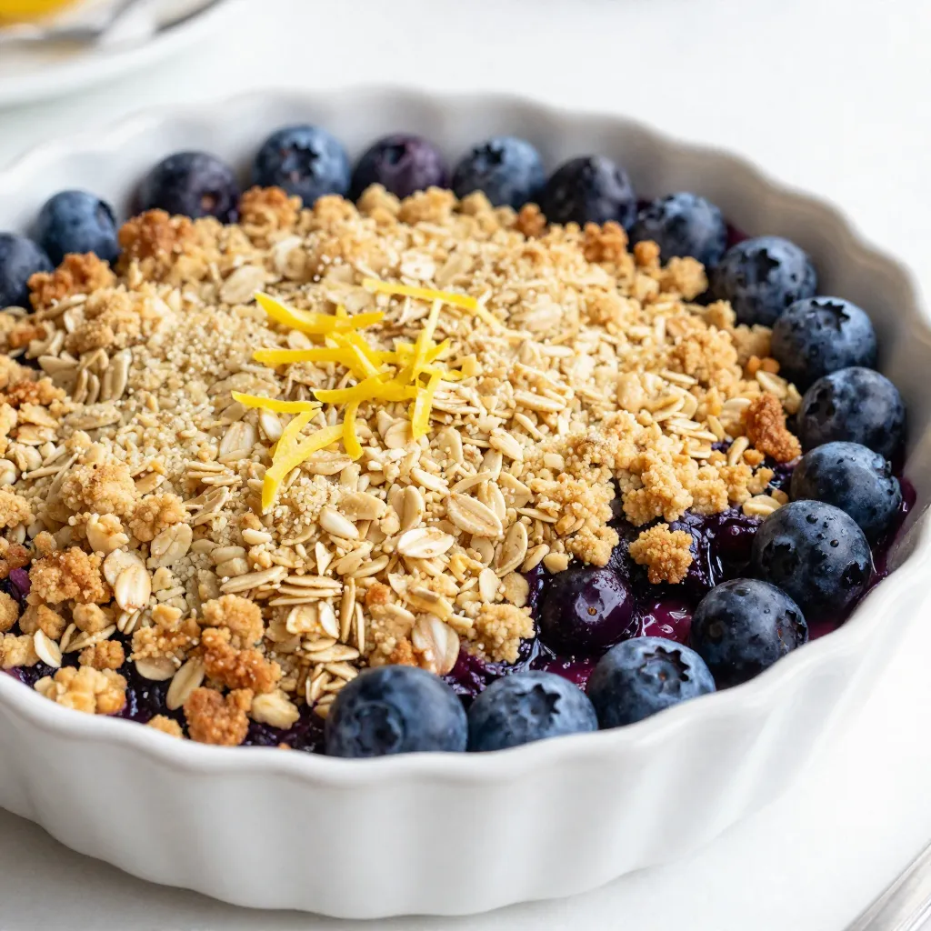 Lemon Blueberry Crumble Delightful and Easy Recipe