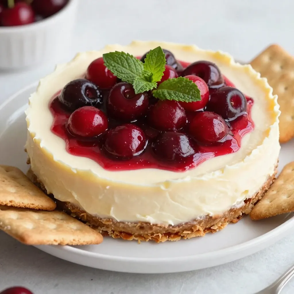 Cherry Cheesecake Dip Irresistible Dessert Treat