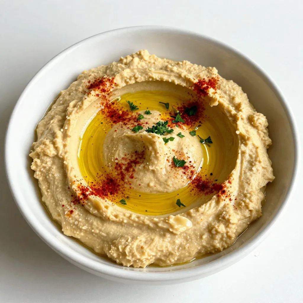 Roasted Garlic Hummus Creamy and Flavorful Dip