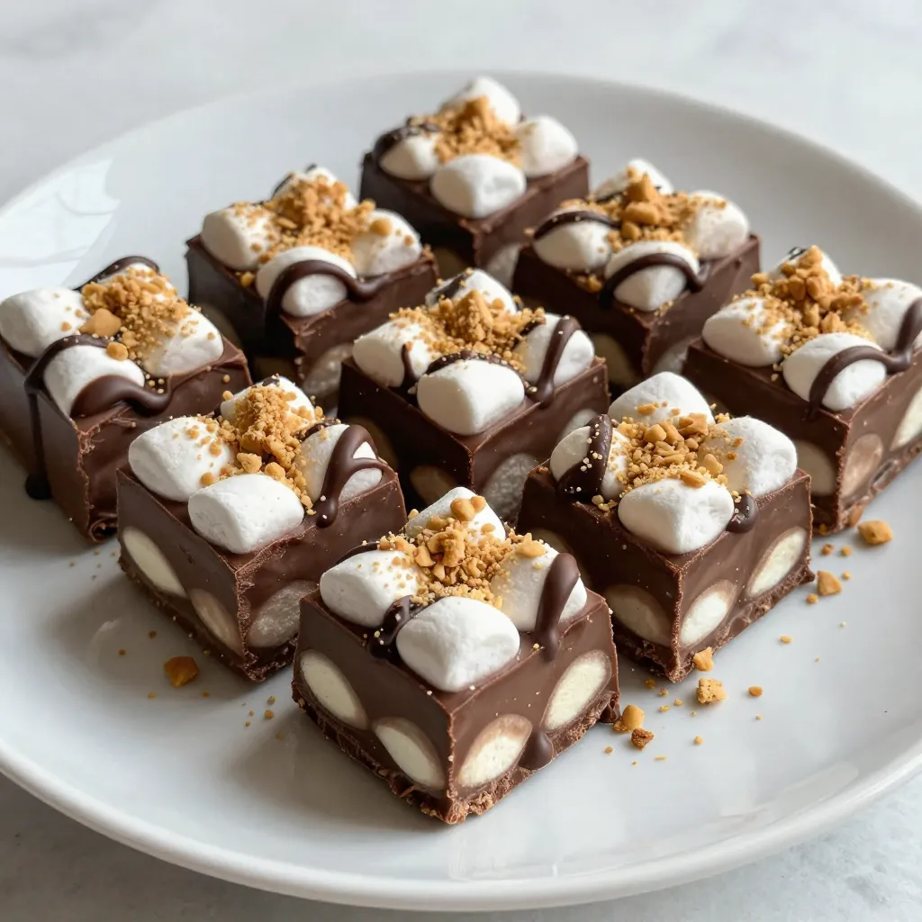 Chocolate Marshmallow Fudge Delightful Sweet Treat