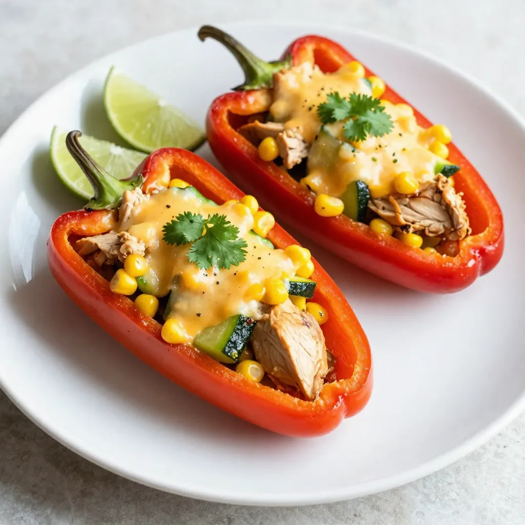 Chicken Fajita Stuffed Peppers Flavorful and Easy Dish