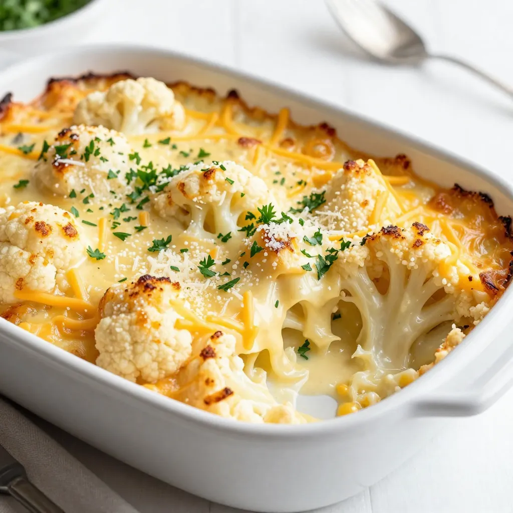 Cheesy Cauliflower Au Gratin Irresistible Comfort Dish