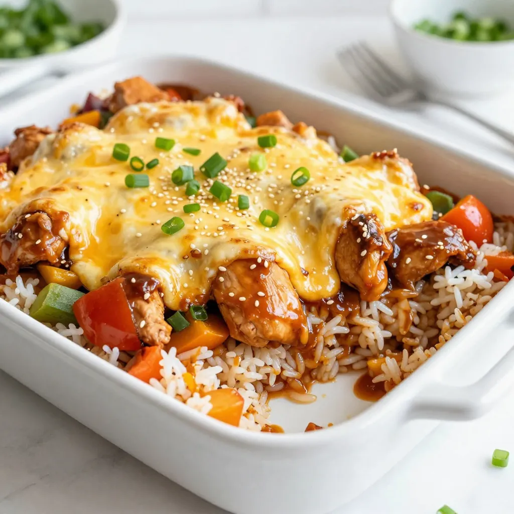 Teriyaki Chicken Rice Casserole Easy and Flavorful Dish