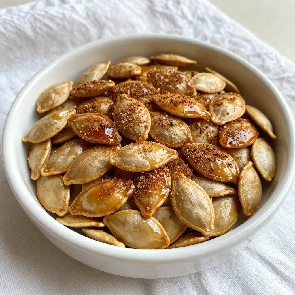 Cinnamon Sugar Pumpkin Seeds Crunchy and Flavorful Treat