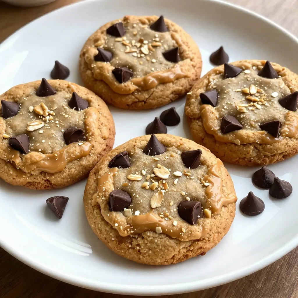 Peanut Butter Oatmeal Chocolate Chip Cookies Delight