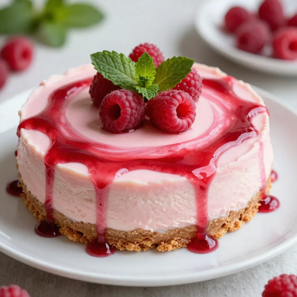 Raspberry Lemonade Cheesecake Delightful Treat Recipe