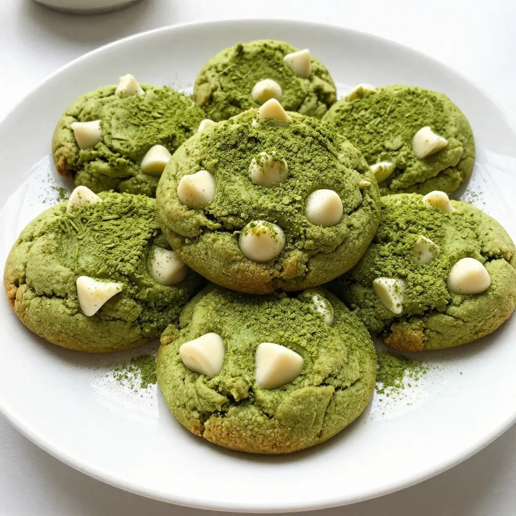 Matcha White Chocolate Cookies Delightful Cookie Recipe