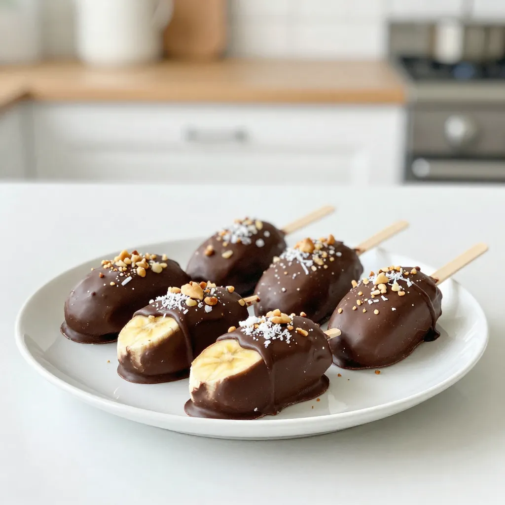 Chocolate Covered Banana Pops Easy and Fun Recipe