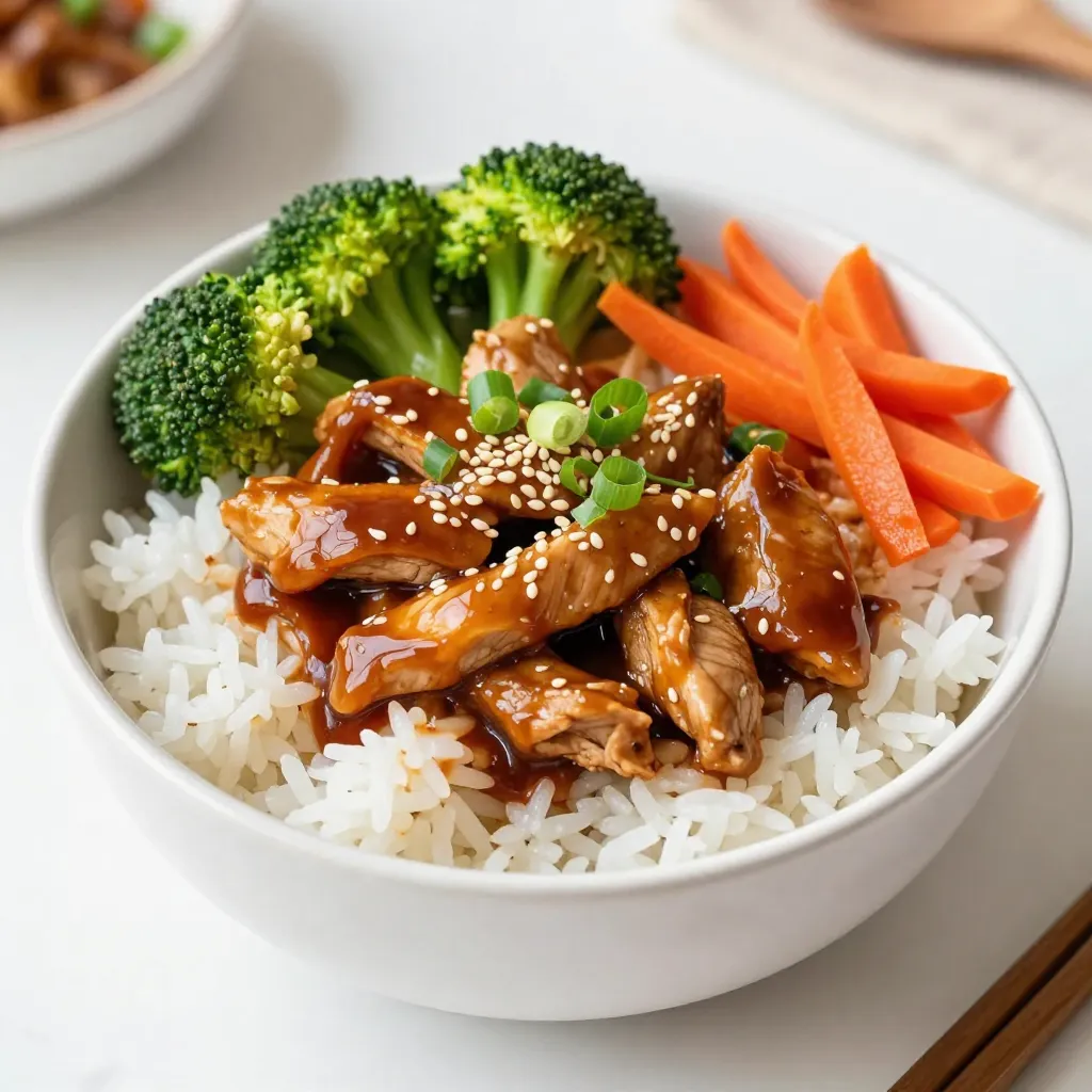 Teriyaki Chicken Rice Bowls Flavorful and Simple Dish
