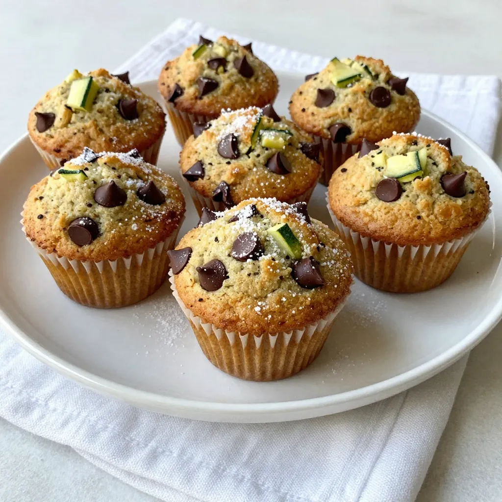 Chocolate Chip Zucchini Muffins Delightful Treat