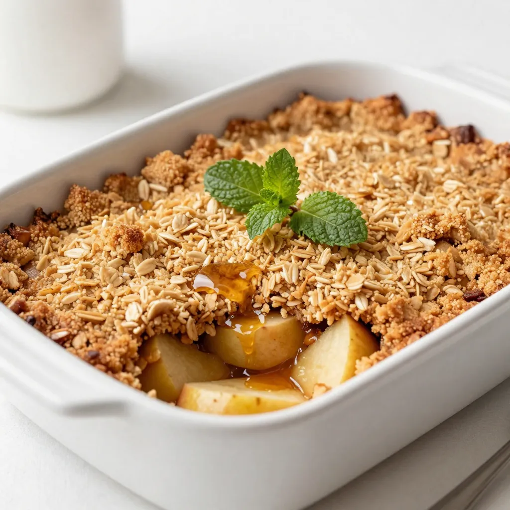 Maple Cinnamon Apple Crisp Irresistible Dessert Delight