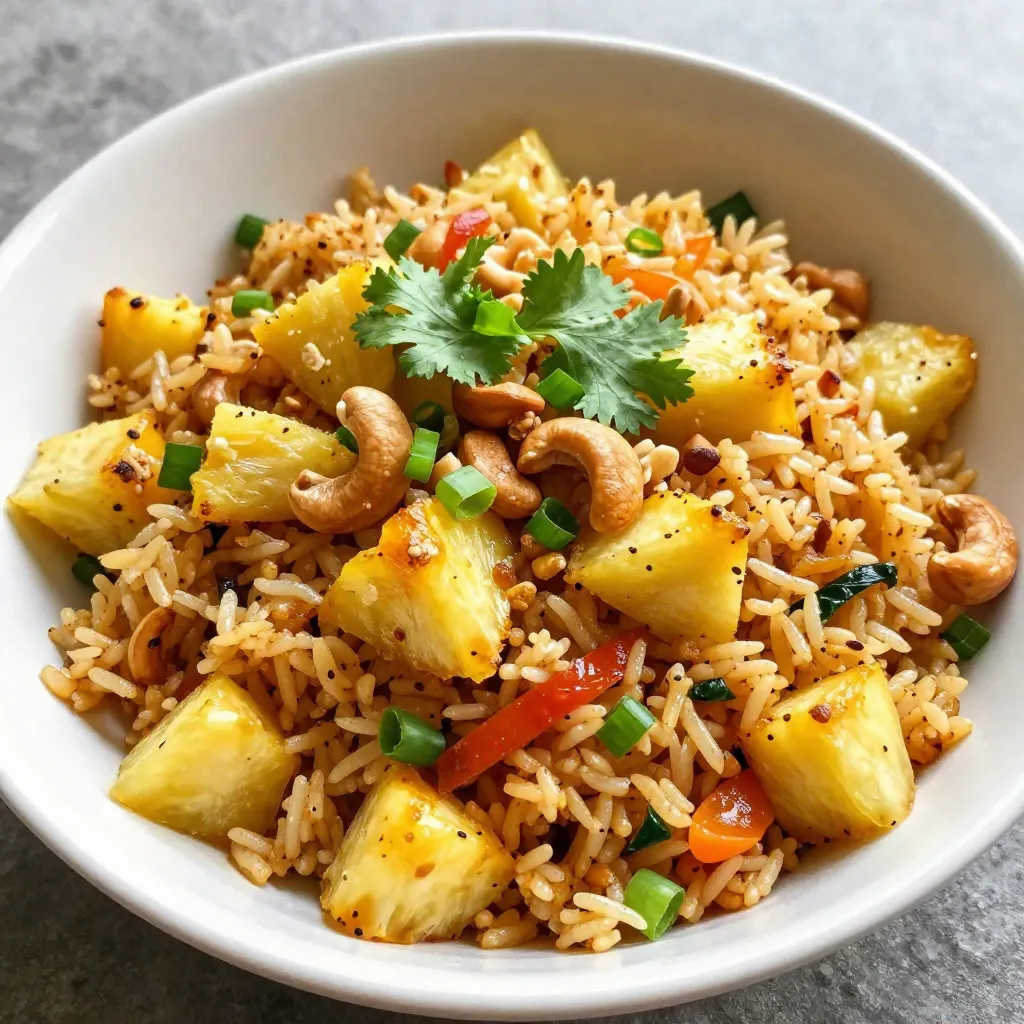 Pineapple Fried Rice Flavorful and Simple Recipe