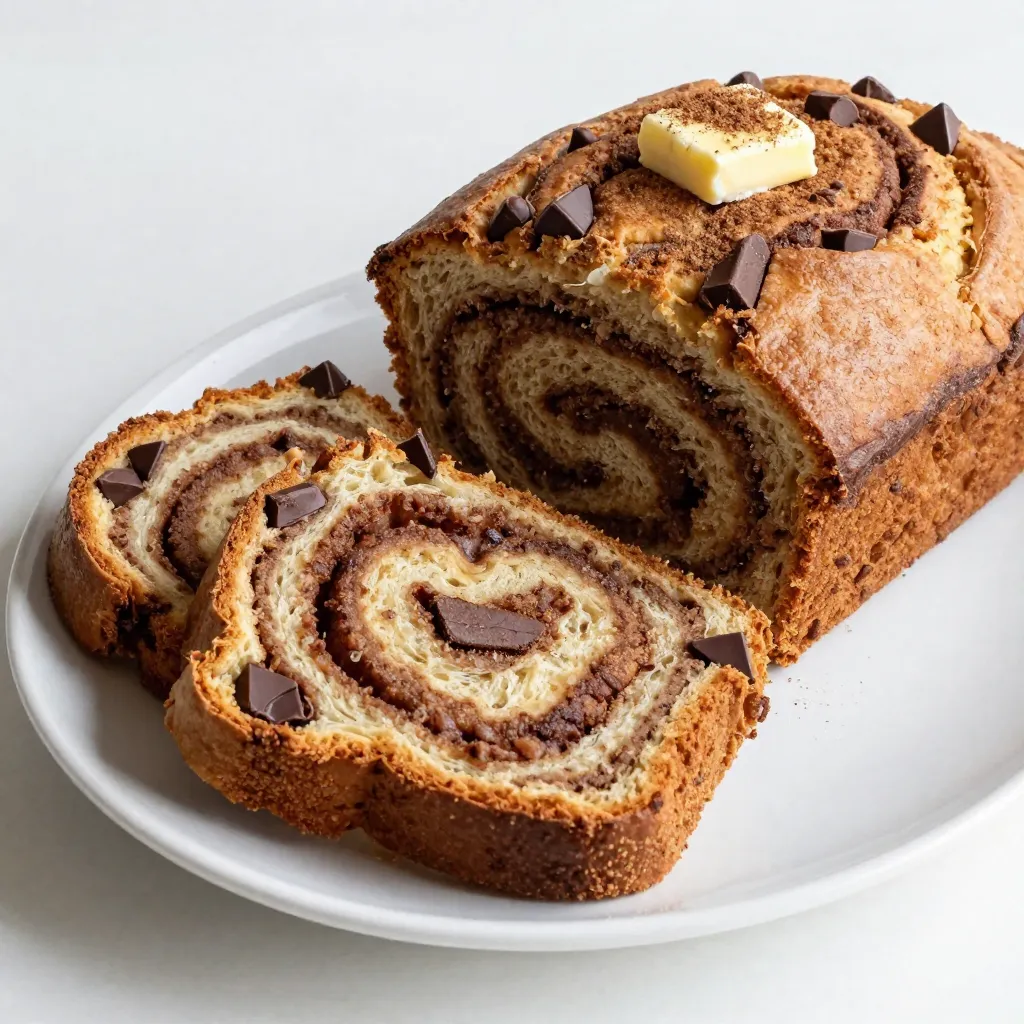 Cinnamon Swirl Chocolate Chip Bread Easy and Tasty Treat
