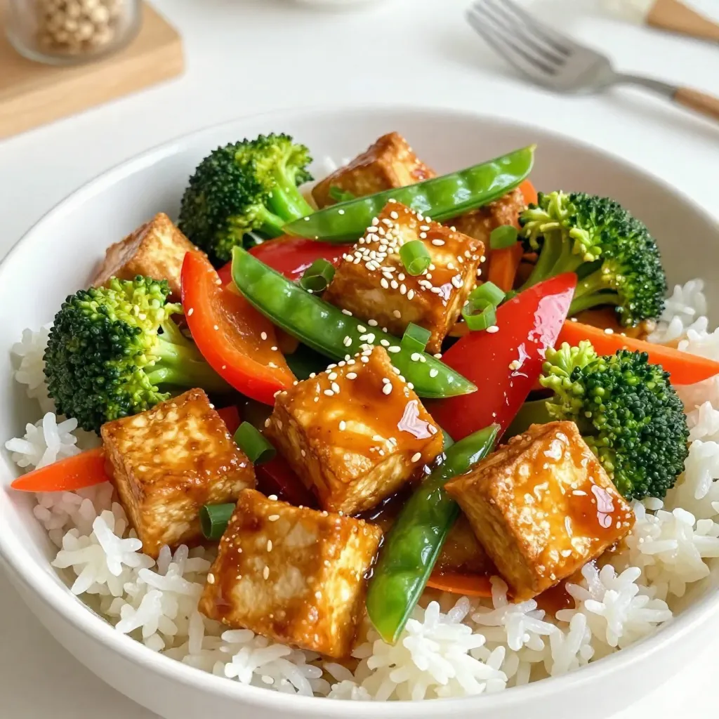 Teriyaki Tofu Stir Fry Quick and Simple Recipe