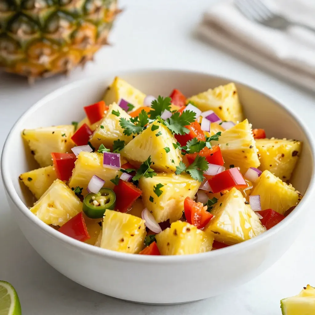 Fresh Pineapple Salsa Flavorful and Easy Recipe