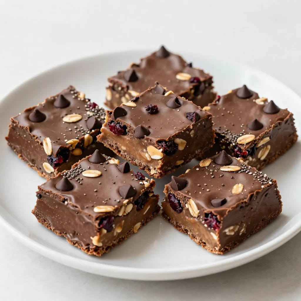 Chocolate Peanut Butter Energy Bars Packed with Flavor