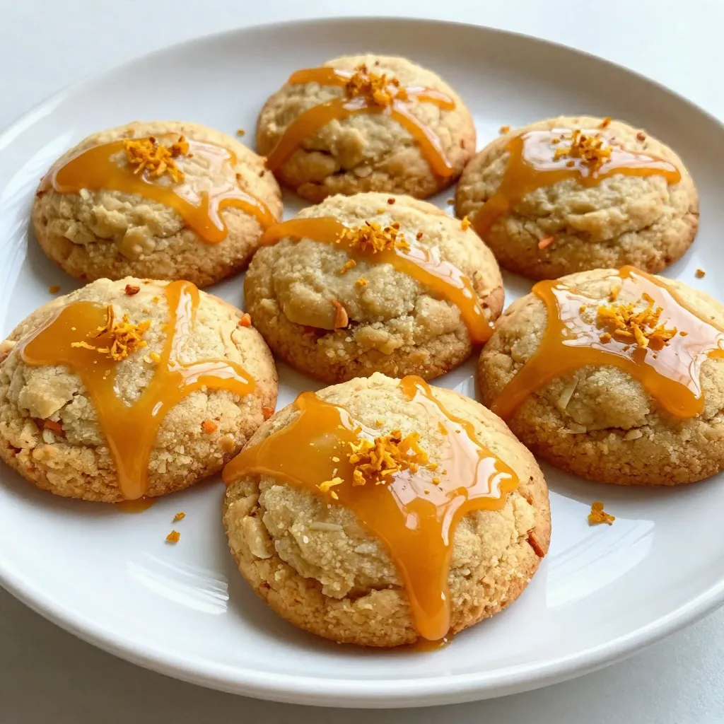 Orange Glazed Carrot Cake Cookies Simple and Sweet Treat