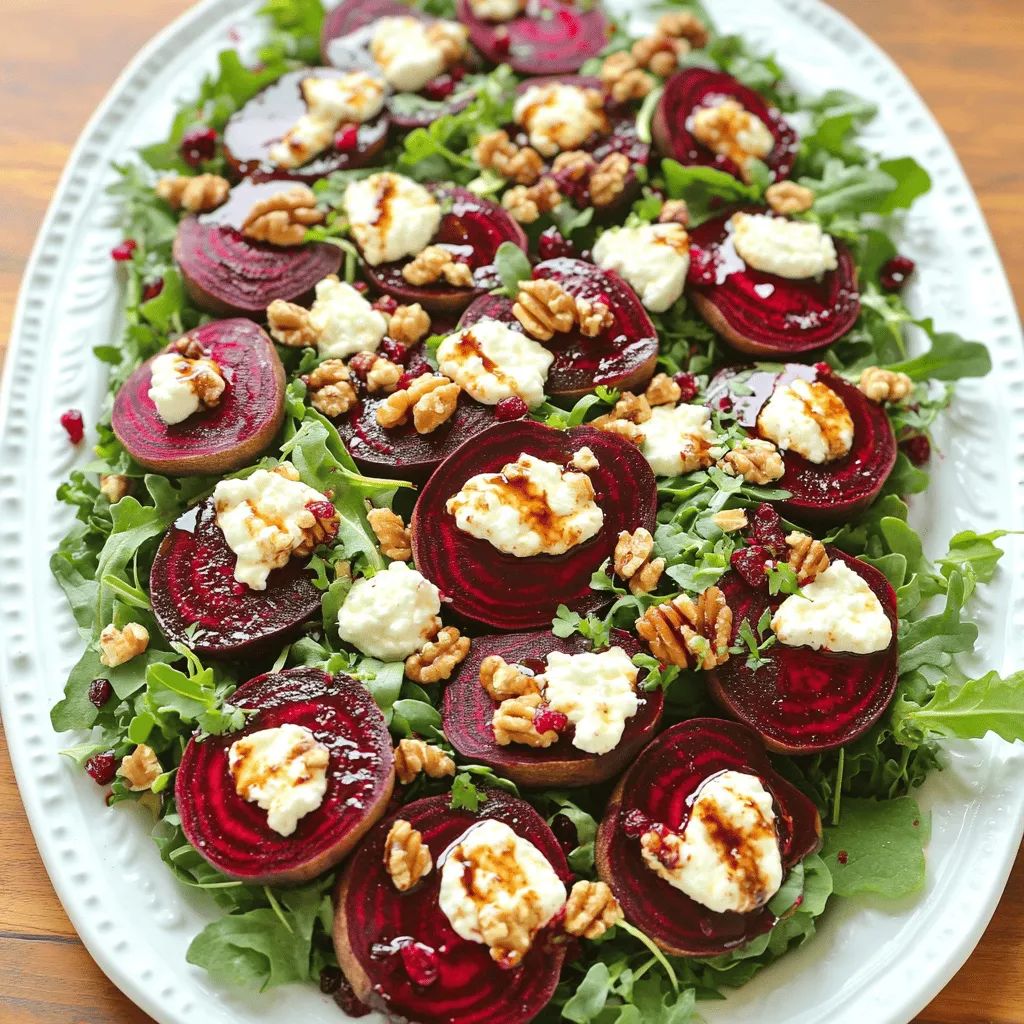 Roasted Beet and Goat Cheese Salad Nutritious Delight